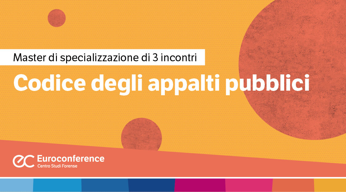Immagine Codice degli appalti pubblici | Euroconference